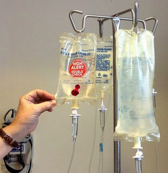 Cold sores due to chemopherapy